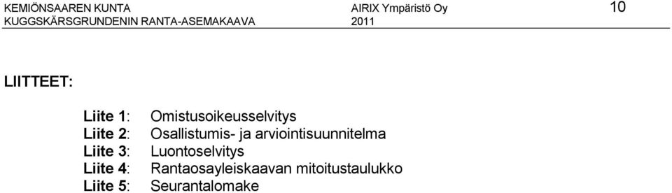 4: Liite 5: Omistusoikeusselvitys Osallistumis- ja