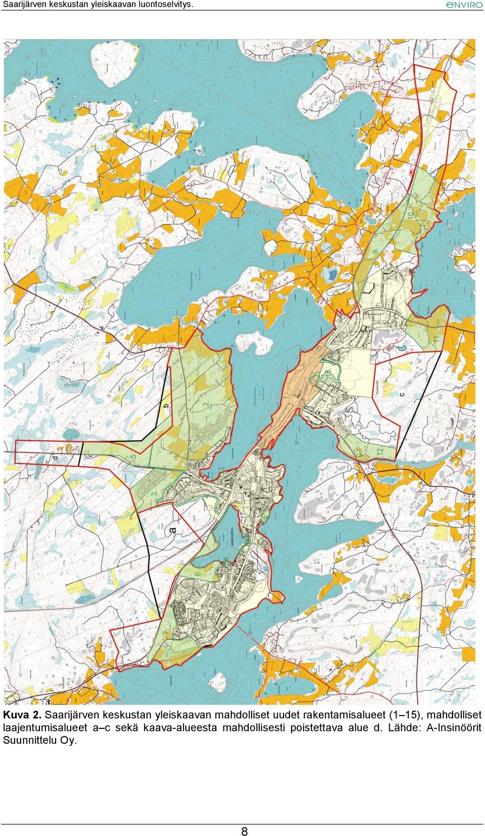 rakentamisalueet (1 15), mahdolliset