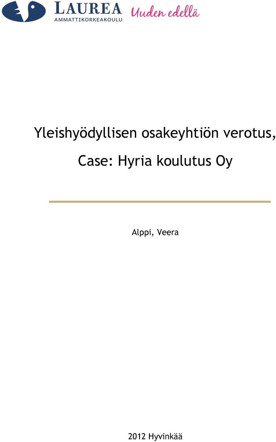 Case: Hyria koulutus