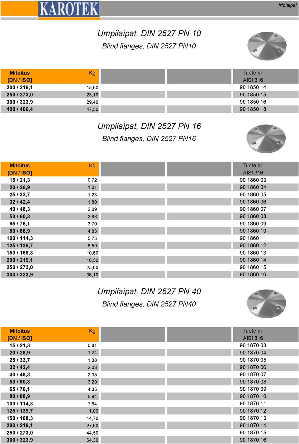 40 / 48,3 2,09 90 1860 07 50 / 60,3 2,88 90 1860 08 65 / 76,1 3,70 90 1860 09 80 / 88,9 4,83 90 1860 10 100 / 114,3 5,75 90 1860 11 125 / 139,7 8,59 90 1860 12 150 / 168,3 10,60 90 1860 13 200 /