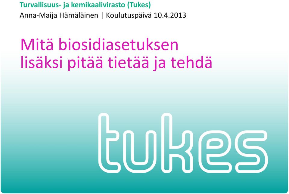 Koulutuspäivä 10.4.