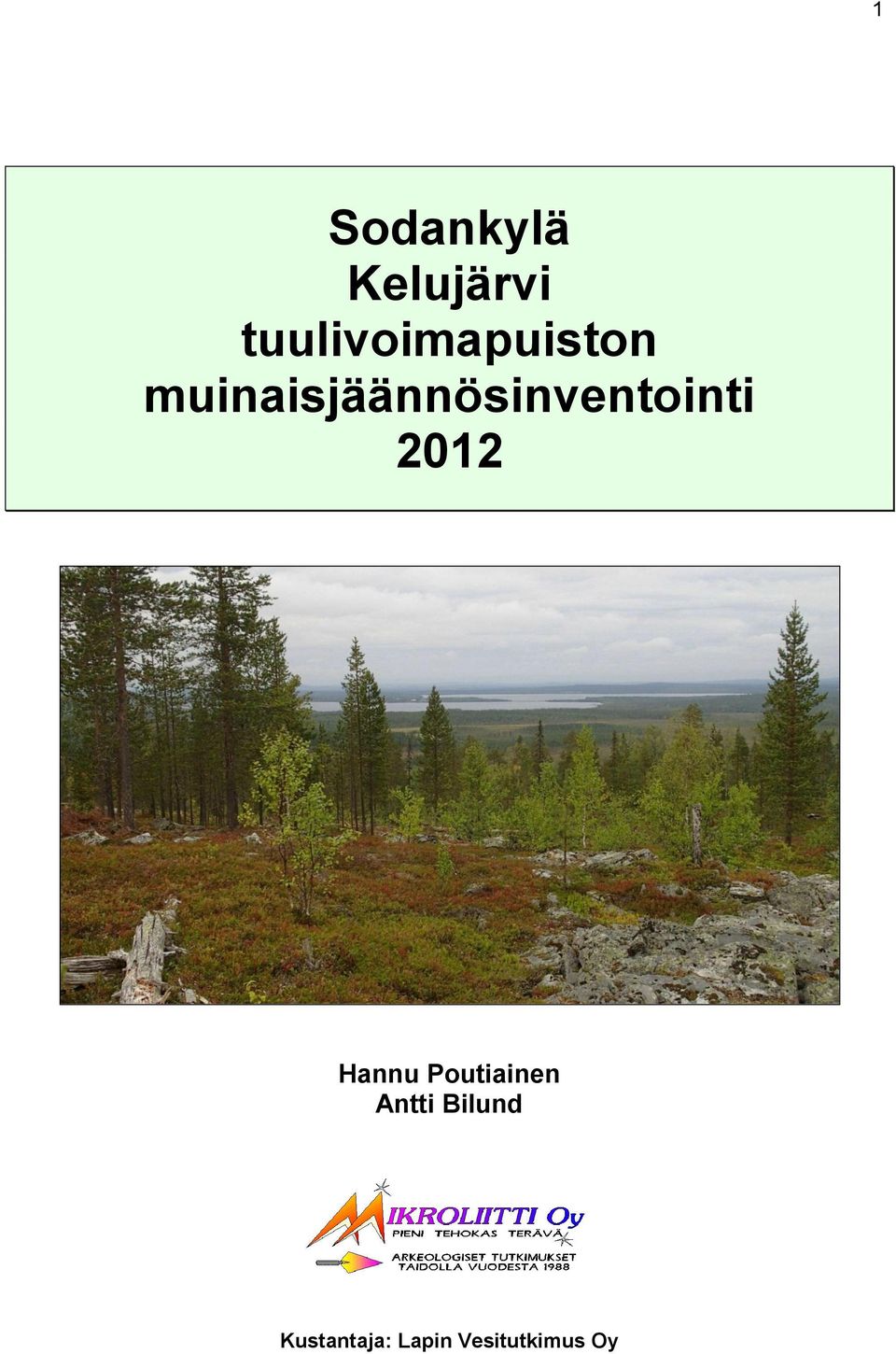 muinaisjäännösinventointi 2012