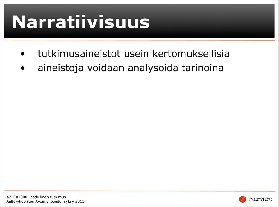 kertomuksellisia
