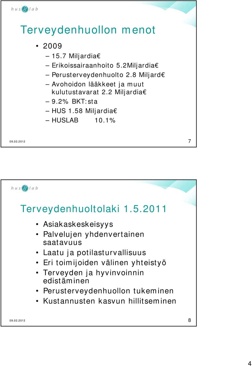 1% 7 Terveydenhuoltolaki 1.5.