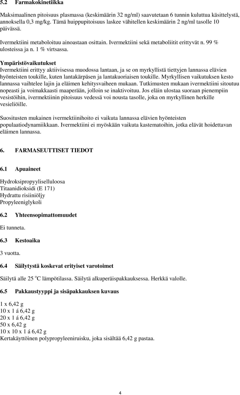 1 % virtsassa.