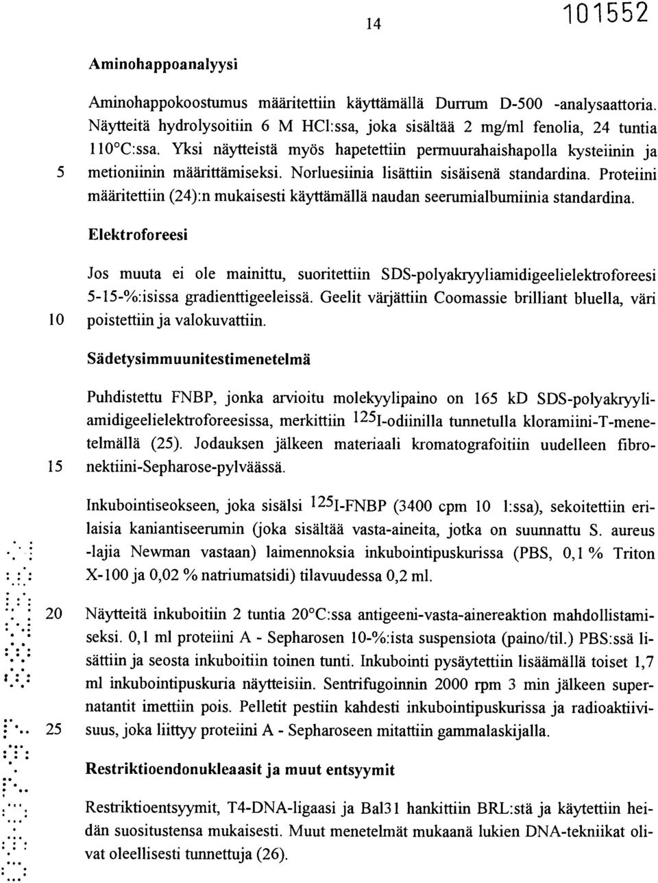 Proteiini määritettiin (24):n mukaisesti käyttämällä naudan seerumialbumiinia standardina.