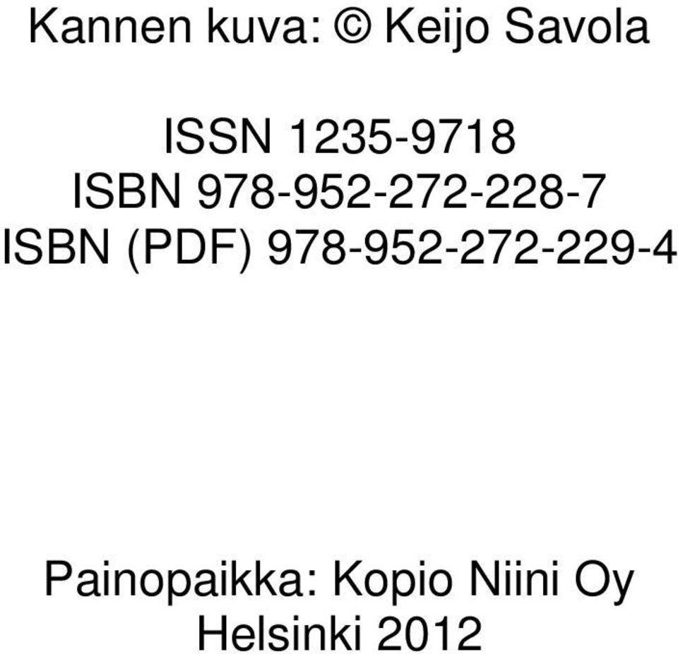 ISBN (PDF) 978-952-272-229-4