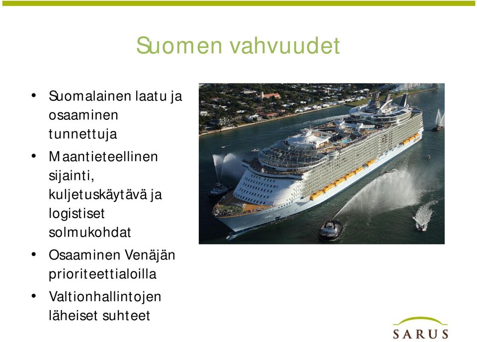 kuljetuskäytävä ja logistiset solmukohdat
