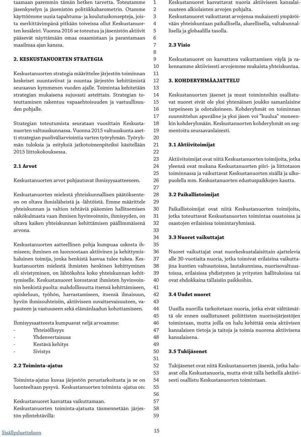 Vuonna 0 se toteutuu ja jäsenistön aktiivit pääsevät näyttämään omaa osaamistaan ja parantamaan maailmaa ajan kanssa.