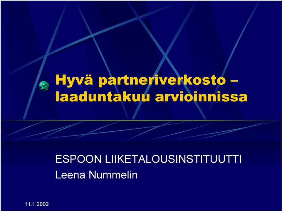arvioinnissa ESPOON