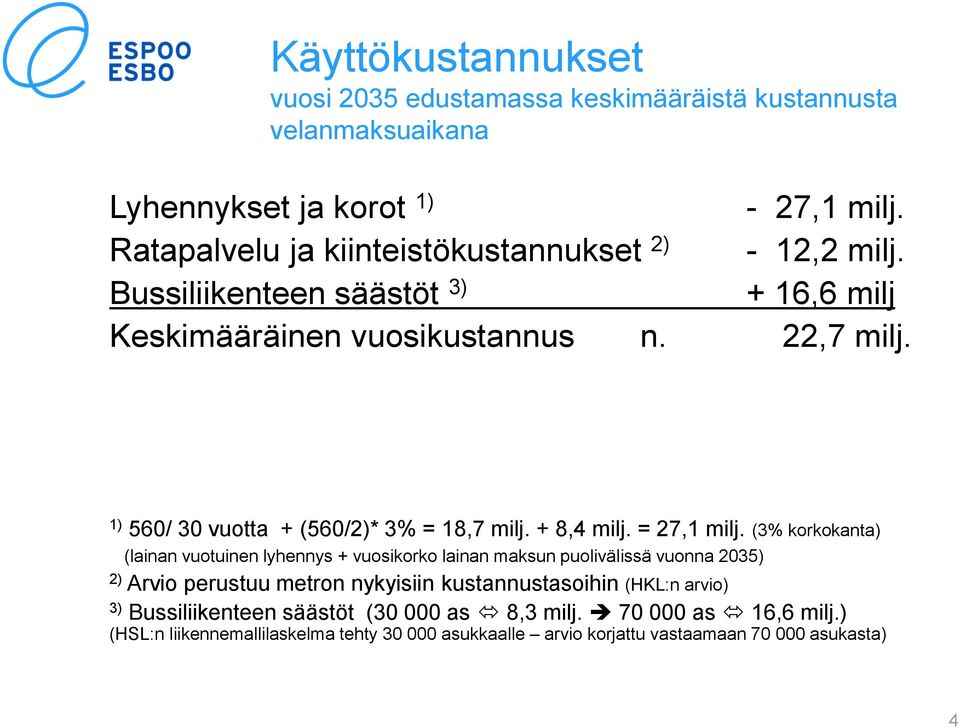 1) 560/ 30 vuotta + (560/2)* 3% = 18,7 milj. + 8,4 milj. = 27,1 milj.