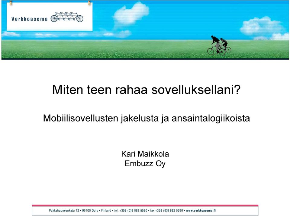 Mobiilisovellusten