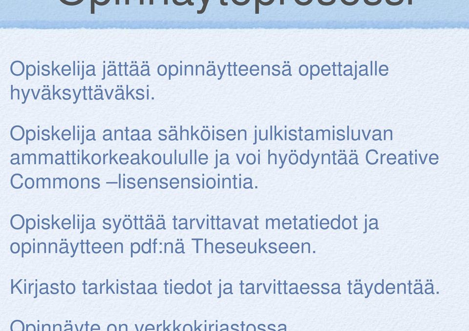 hyödyntää Creative Commons lisensensiointia.