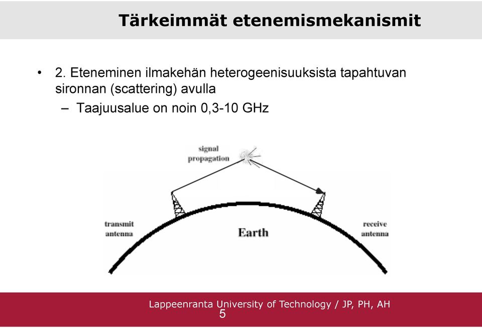 heterogeenisuuksista tapahtuvan