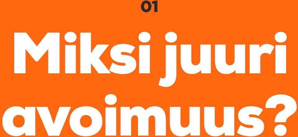 avoimuus?