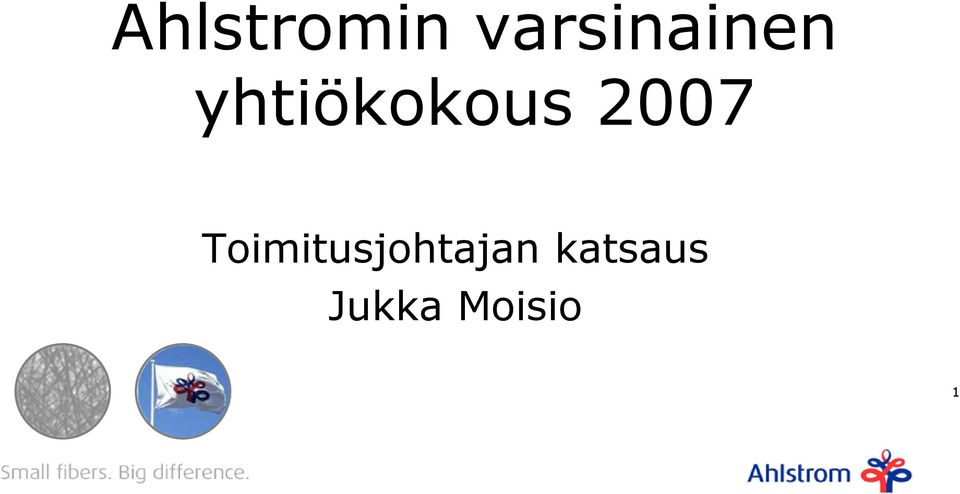 yhtiökokous 2007