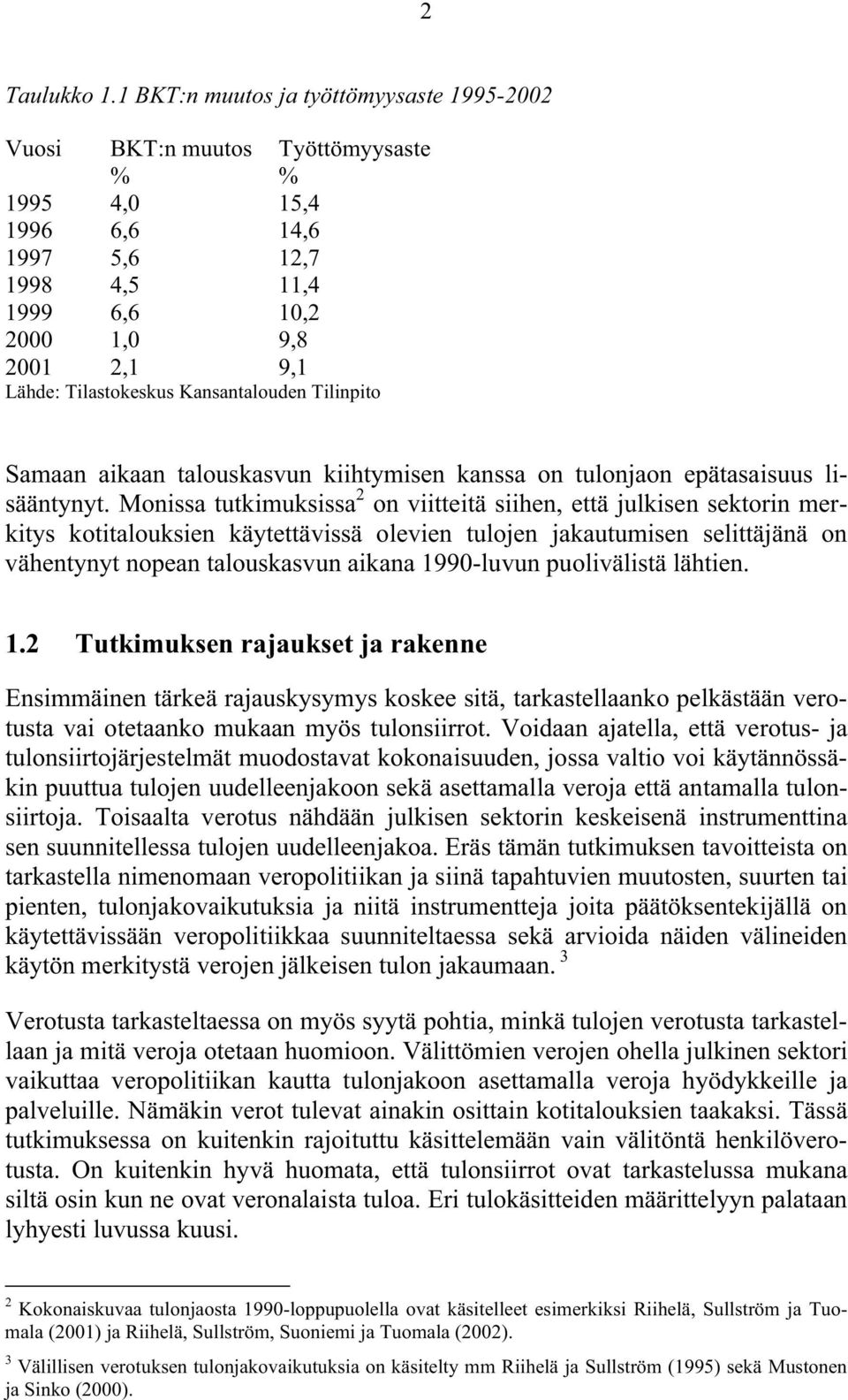 Kansantalouden Tilinpito Samaan aikaan talouskasvun kiihtymisen kanssa on tulonjaon epätasaisuus lisääntynyt.