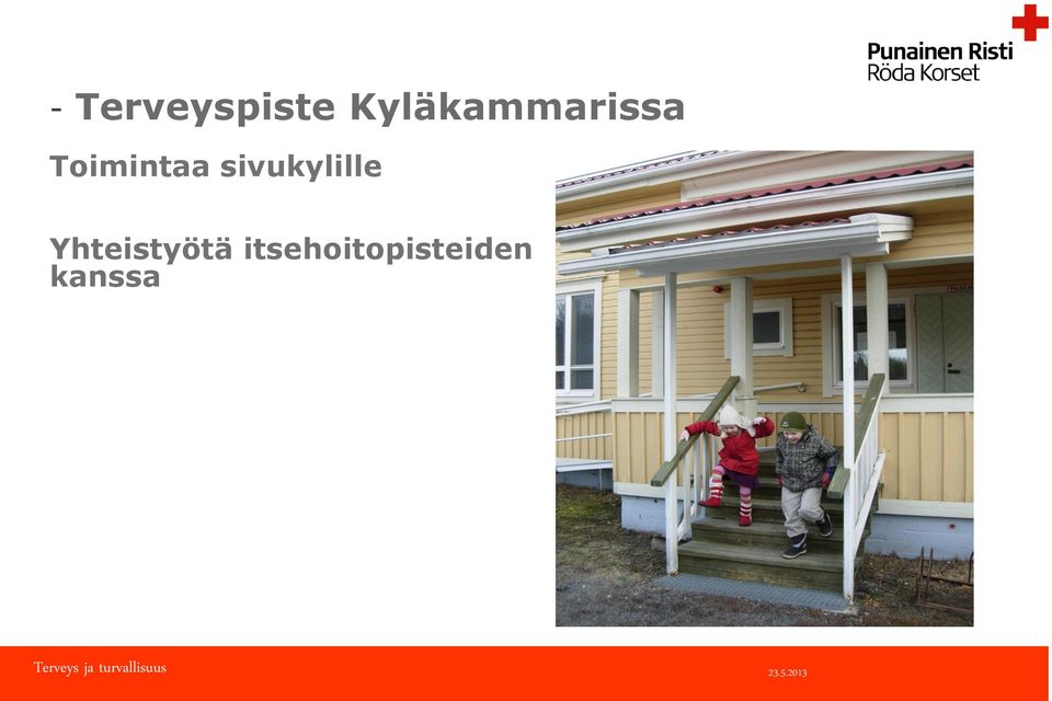 Yhteistyötä itsehoitopisteiden