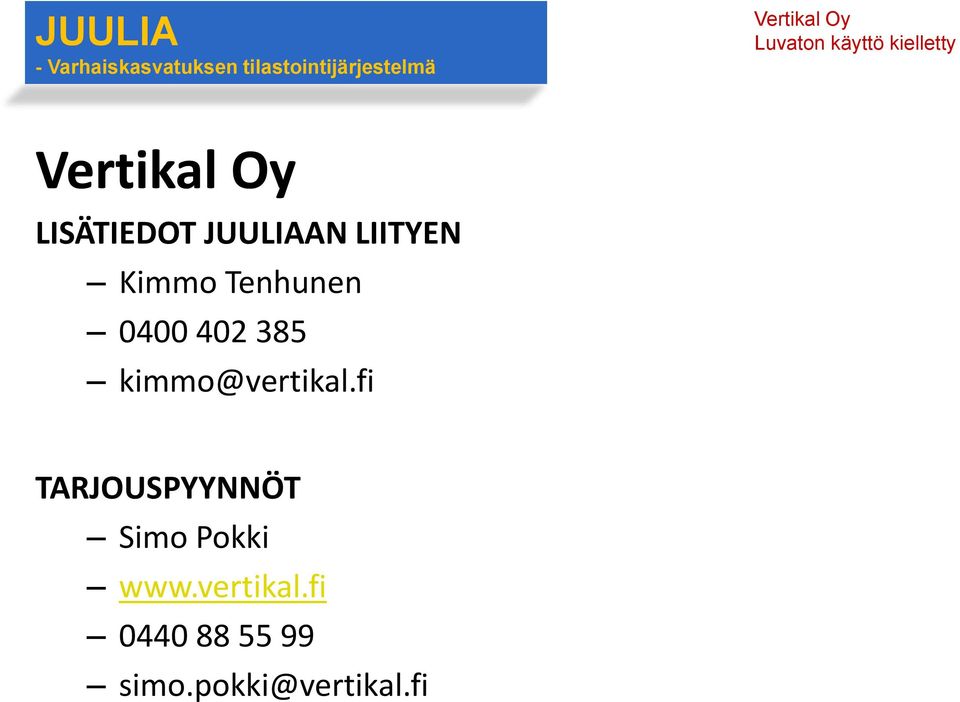 fi TARJOUSPYYNNÖT Simo Pokki www.