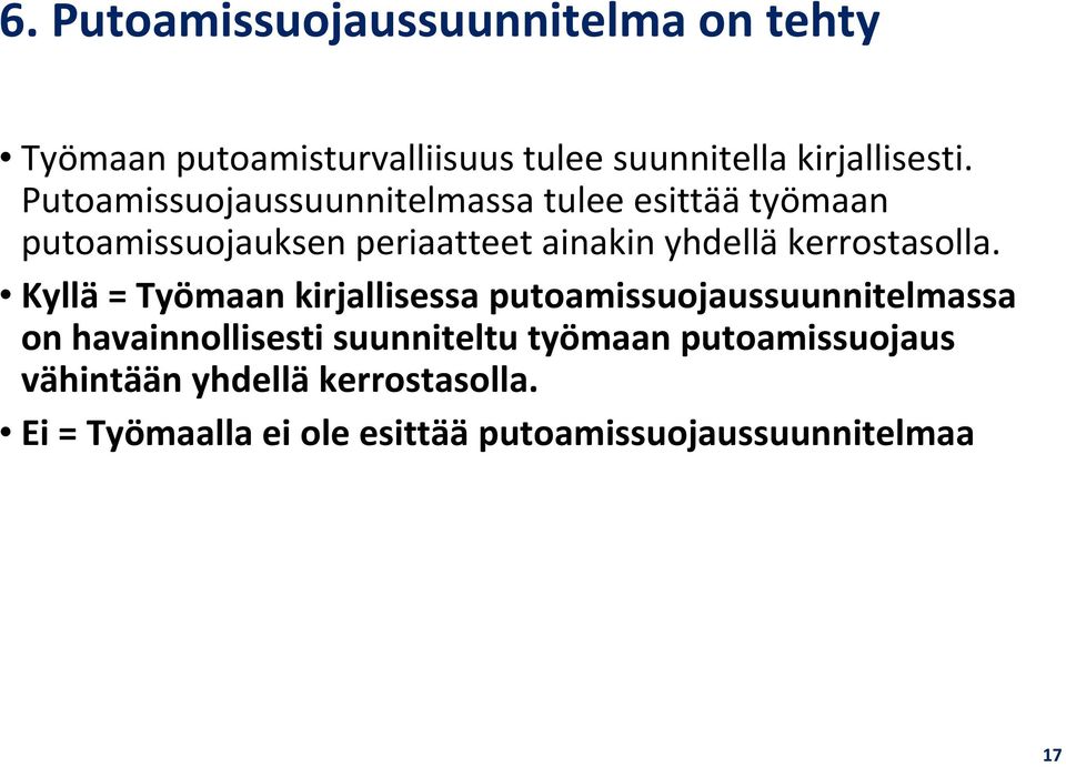 kerrostasolla.