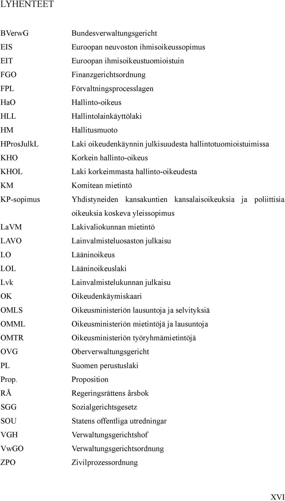 Hallintolainkäyttölaki Hallitusmuoto Laki oikeudenkäynnin julkisuudesta hallintotuomioistuimissa Korkein hallinto-oikeus Laki korkeimmasta hallinto-oikeudesta Komitean mietintö Yhdistyneiden