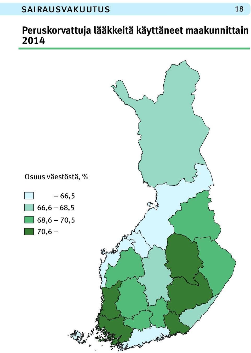 käyttäneet maakunnittain 2014