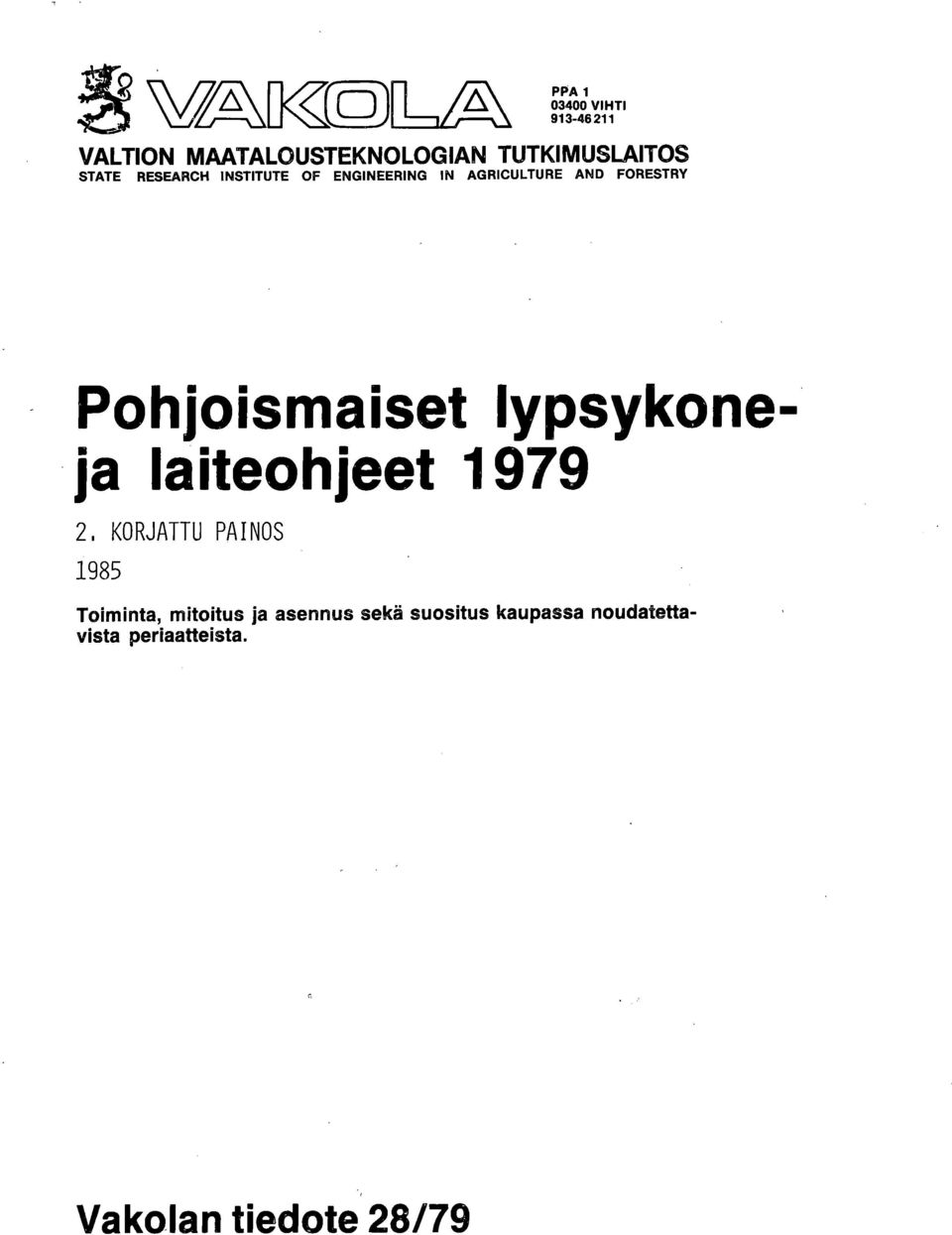 lypsykoneja laiteohjeet 1979 2.