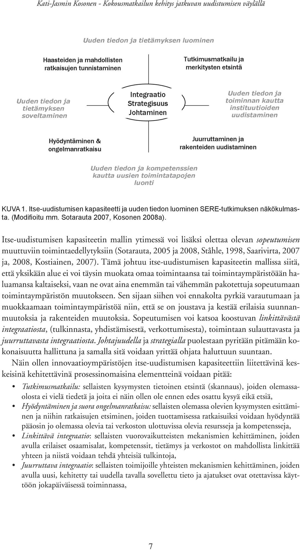 toimintatapojen luonti Kati-Jasmin Kosonen University of Tampere Research Unit for Urban and Regional Development Studies KUVA 1.