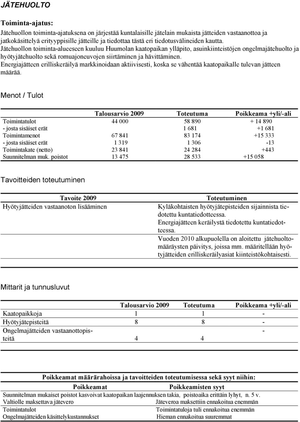 Energiajätteen erilliskeräilyä markkinoidaan aktiivisesti, koska se vähentää kaatopaikalle tulevan jät teen määrää.