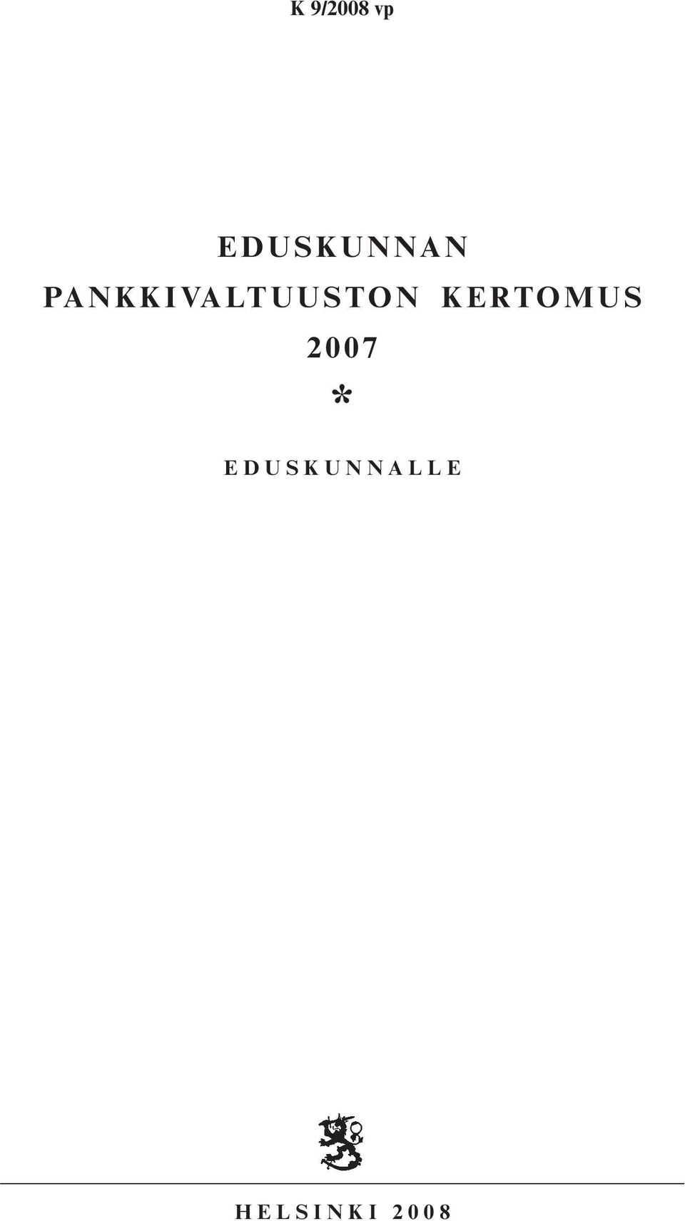 PANKKIVALTUUSToN