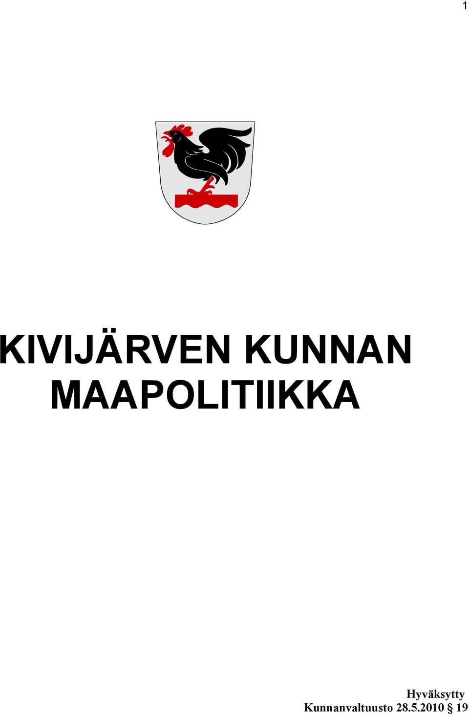 MAAPOLITIIKKA