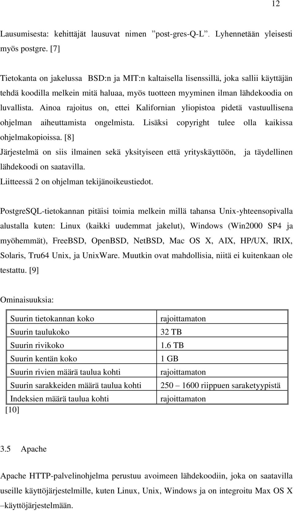 Ainoa rajoitus on, ettei Kalifornian yliopistoa pidetä vastuullisena ohjelman aiheuttamista ongelmista. Lisäksi copyright tulee olla kaikissa ohjelmakopioissa.