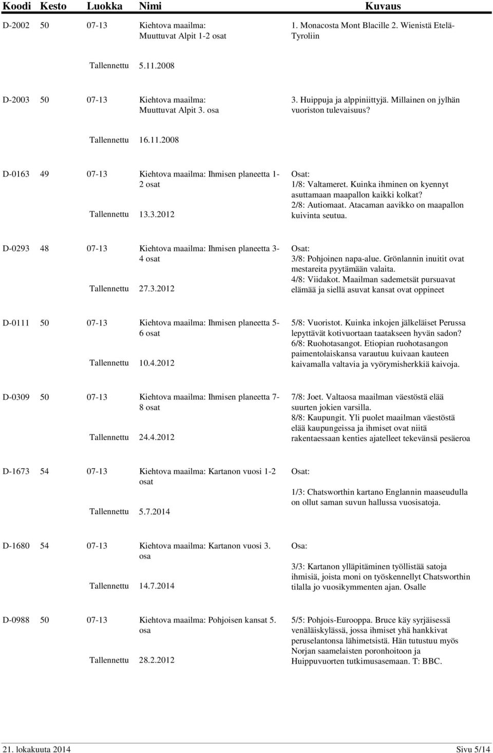 Kuinka ihminen on kyennyt asuttamaan maapallon kaikki kolkat? 2/8: Autiomaat. Atacaman aavikko on maapallon kuivinta seutua. D-0293 48 07-13 Kiehtova maailma: Ihmisen planeetta 3-4 27.3.2012 3/8: Pohjoinen napa-alue.