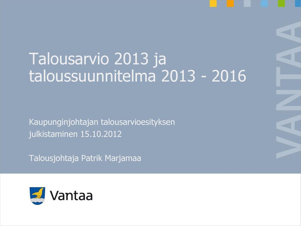 Kaupunginjohtajan