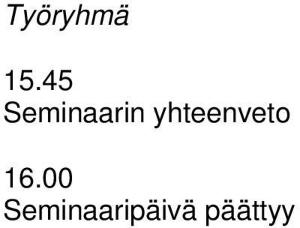 yhteenveto 16.