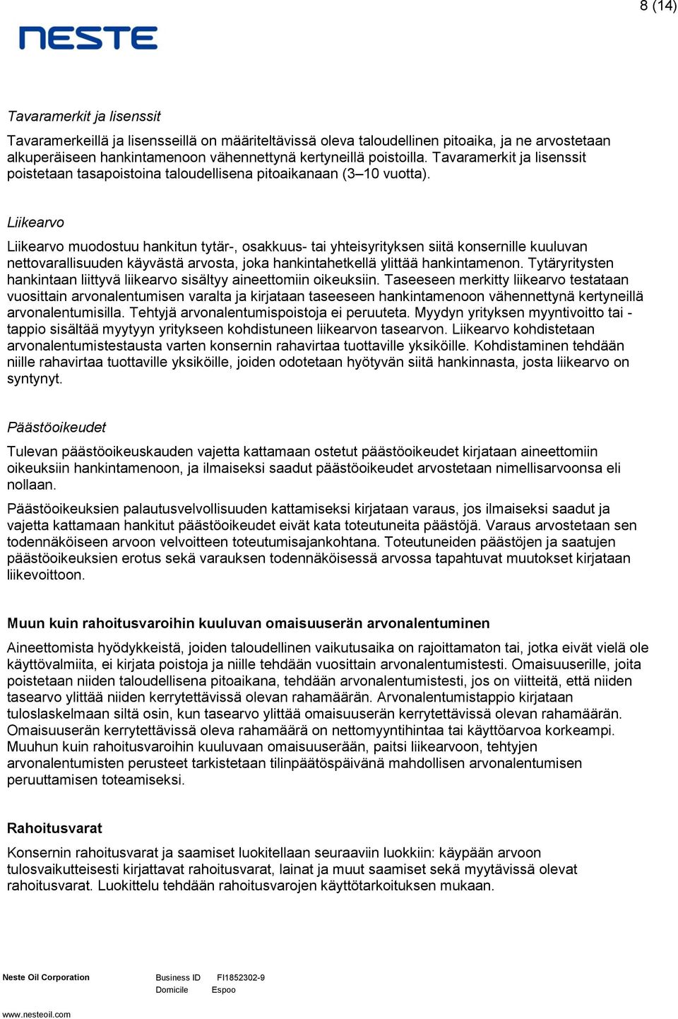 Liikearvo Liikearvo muodostuu hankitun tytär-, osakkuus- tai yhteisyrityksen siitä konsernille kuuluvan nettovarallisuuden käyvästä arvosta, joka hankintahetkellä ylittää hankintamenon.