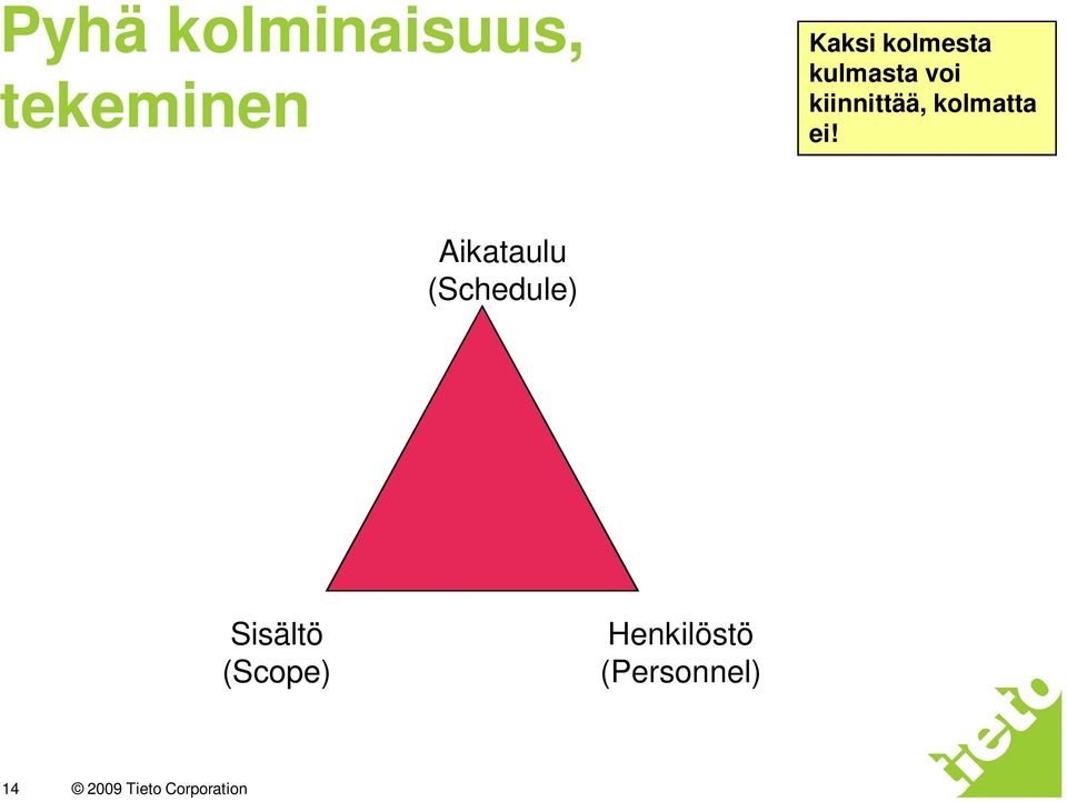 kolmatta ei!