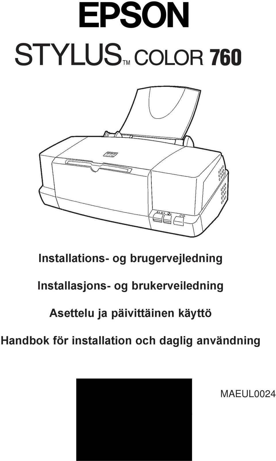 Asettelu ja pšivittšinen kšyttš Handbok