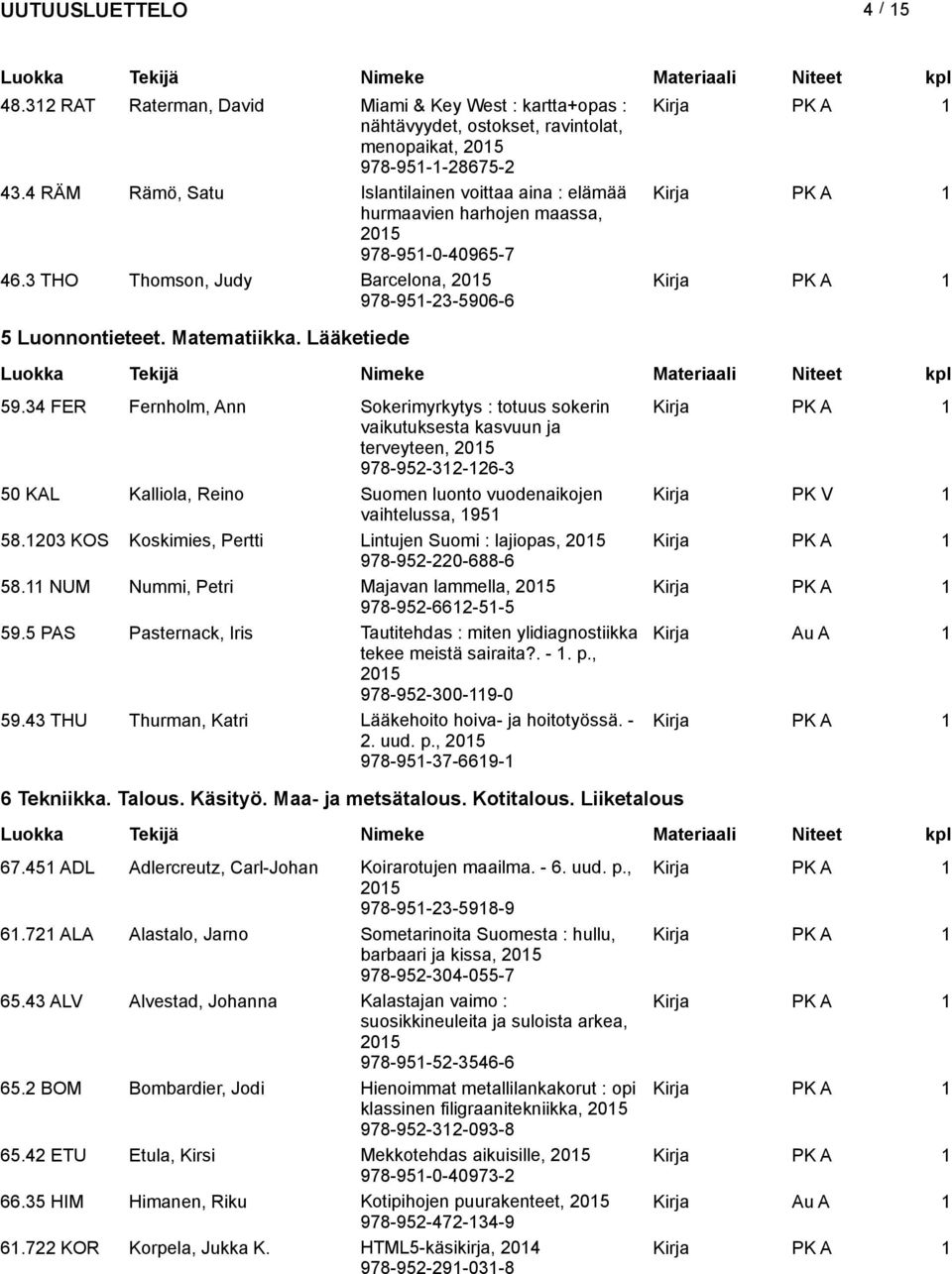 Matematiikka. Lääketiede 59.