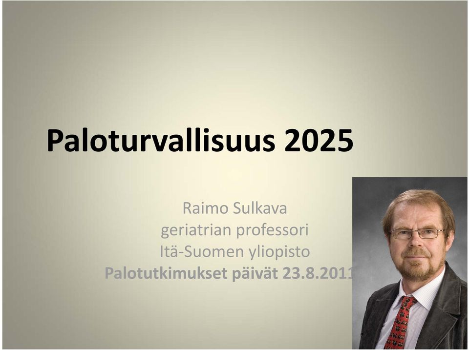 professori Itä Suomen