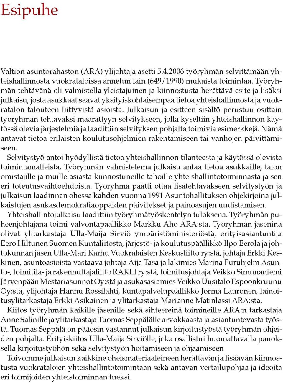 liittyvistä asioista.