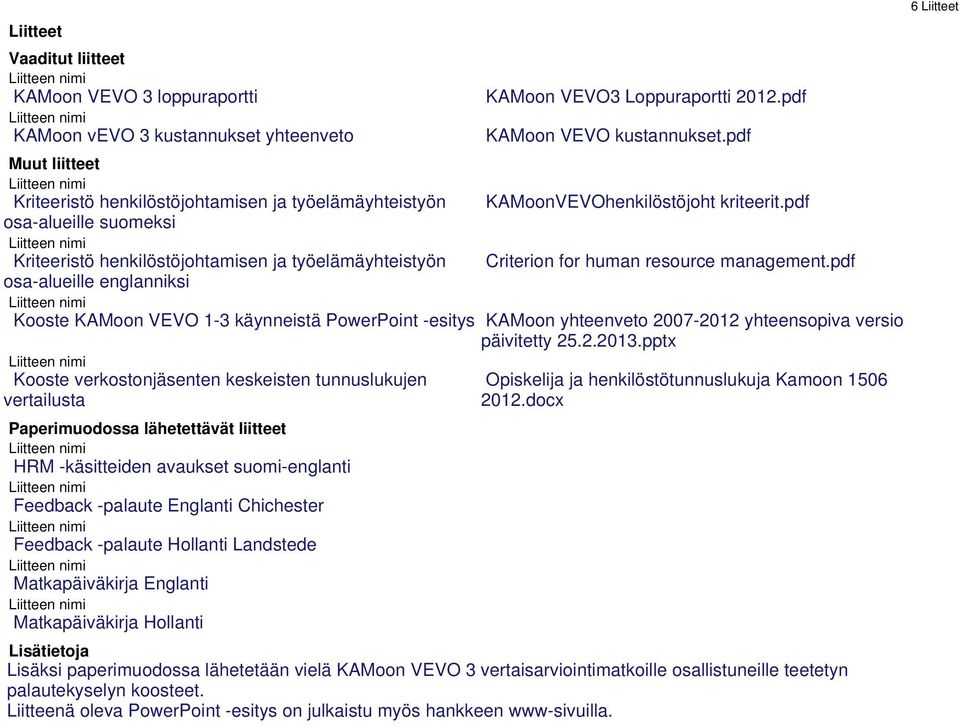 pdf osa-alueille suomeksi Kriteeristö henkilöstöjohtamisen ja työelämäyhteistyön Criterion for human resource management.