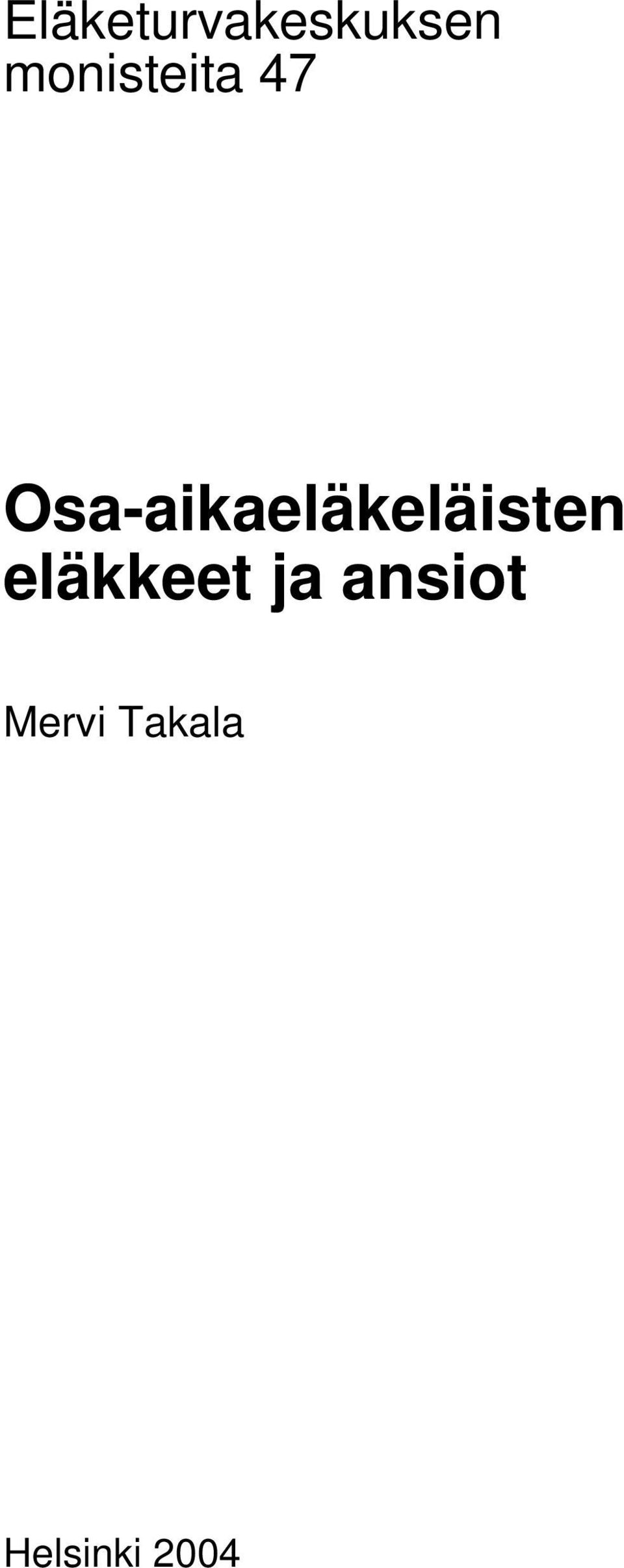 Osa-aikaeläkeläisten