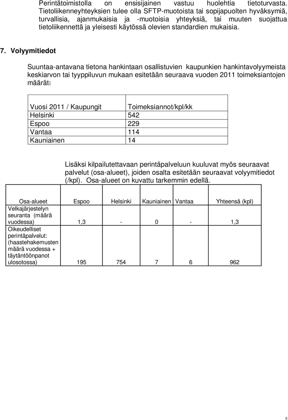 standardien mukaisia. 7.