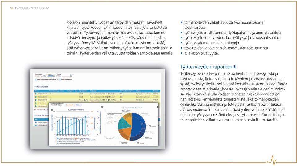 Vaikuttavuuden näkökulmasta on tärkeää, että työterveyspalvelut on kytketty työpaikan omiin tavoitteisiin ja toimiin.