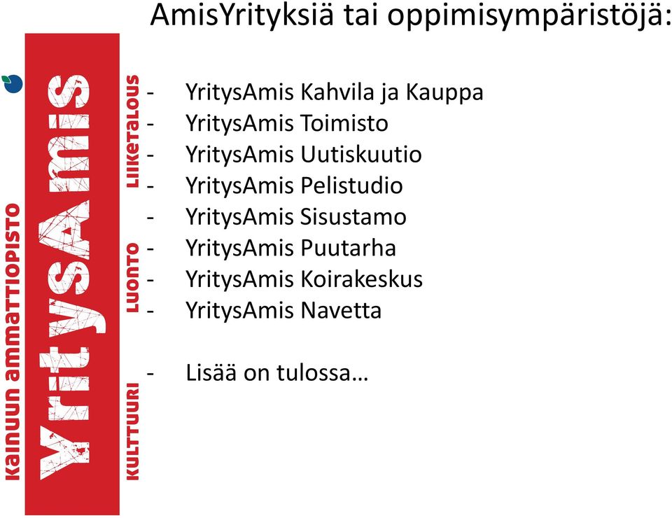 YritysAmis Pelistudio - YritysAmis Sisustamo - YritysAmis