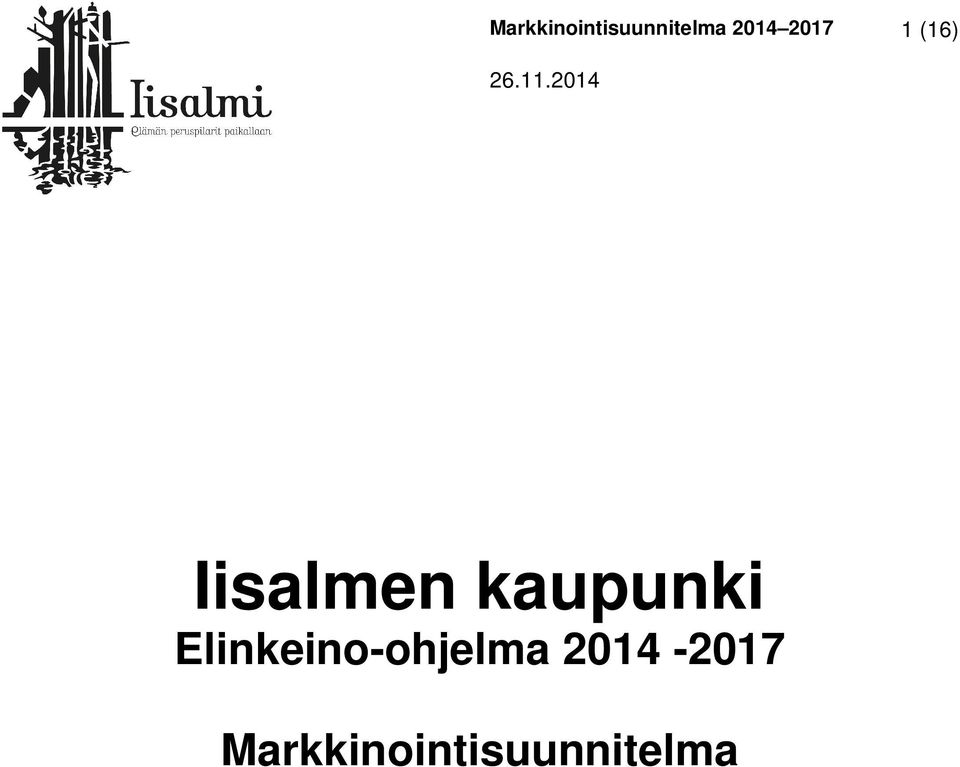 2014 Iisalmen kaupunki
