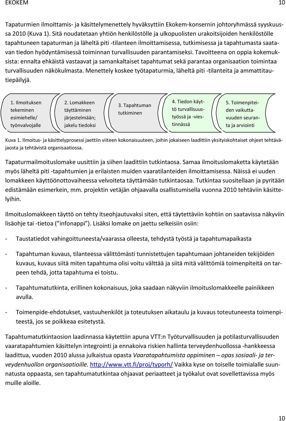 hyödyntämisessä timinnan turvallisuuden parantamiseksi.