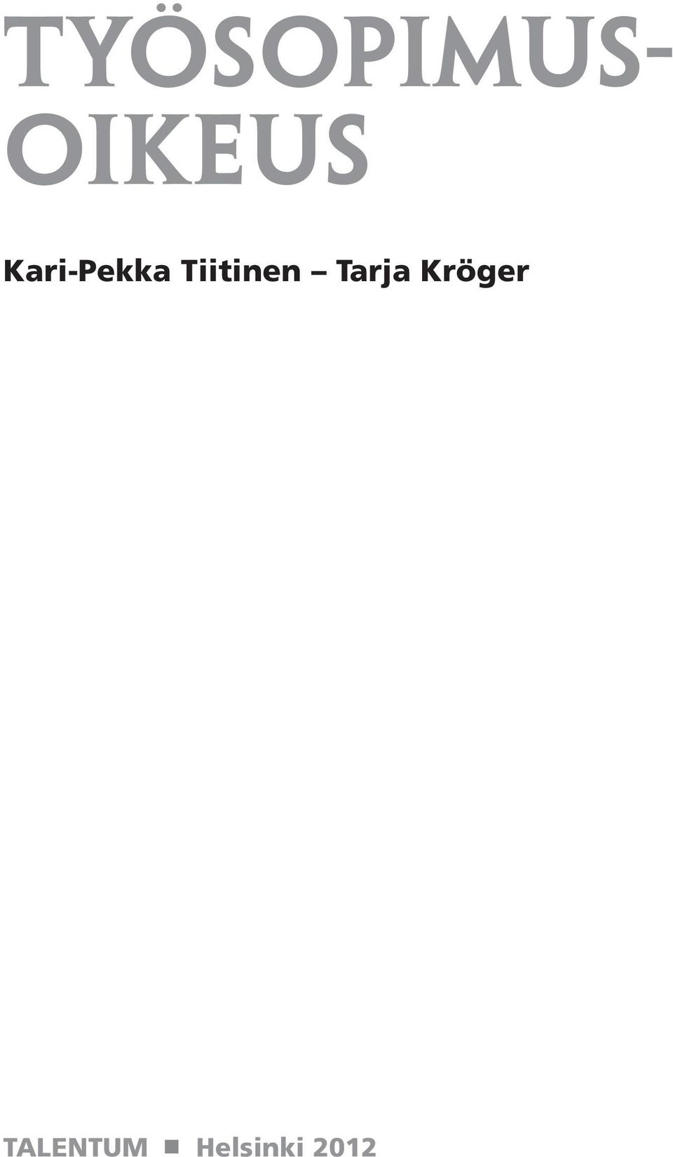 Tiitinen Tarja