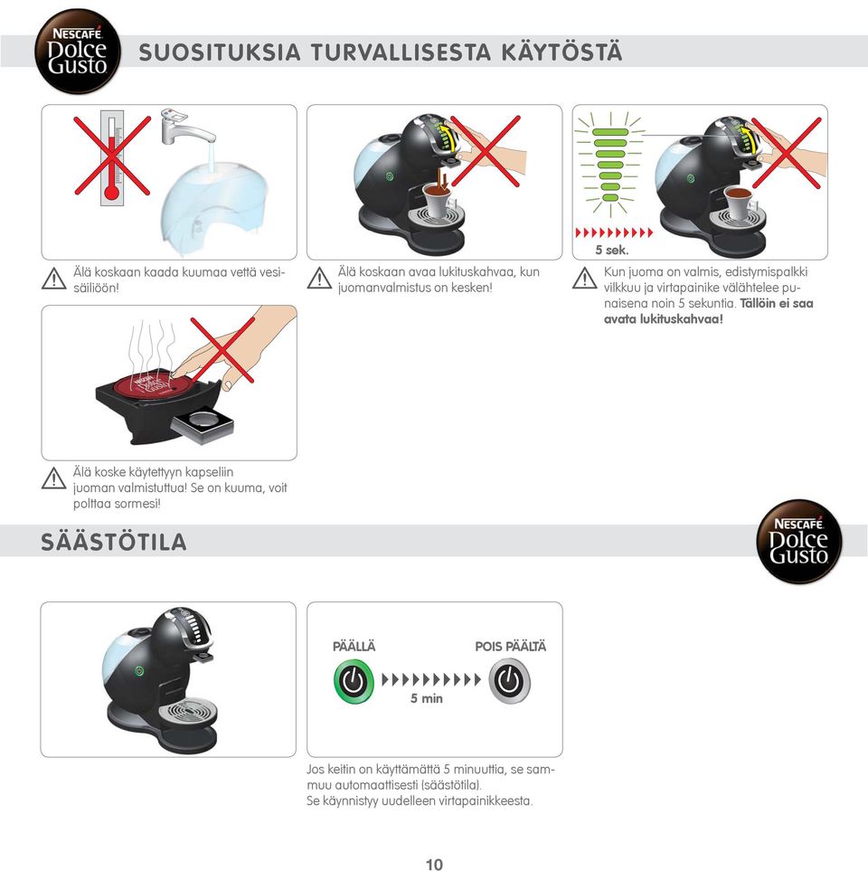 Se on kuuma, voit polttaa sormesi!